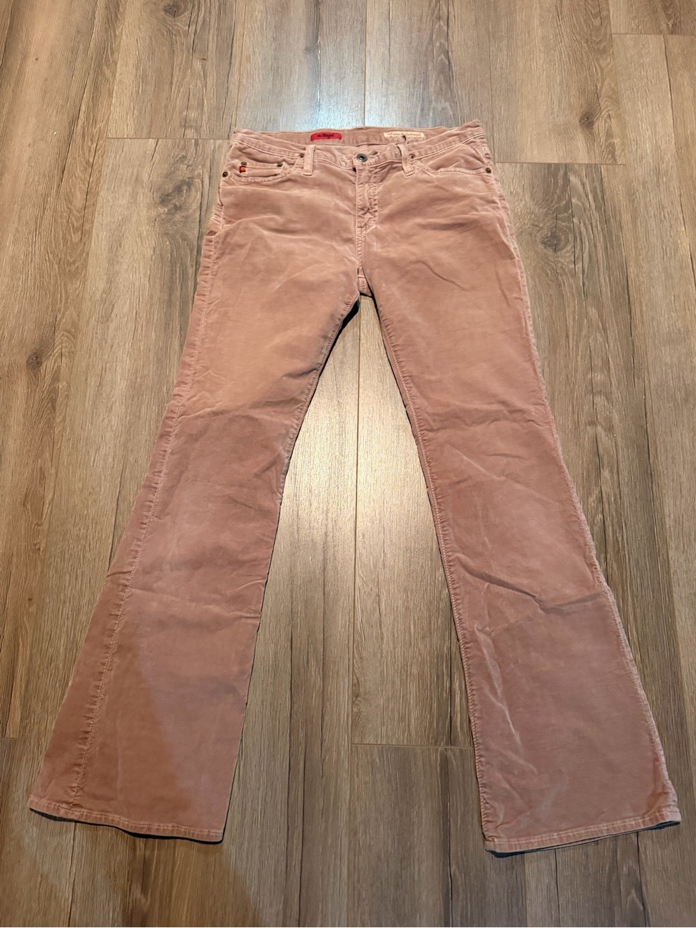 AG Adriano Goldschmied Y2K 2000’s Tan The Angel Low Rise Bootcut Pants Womens 30